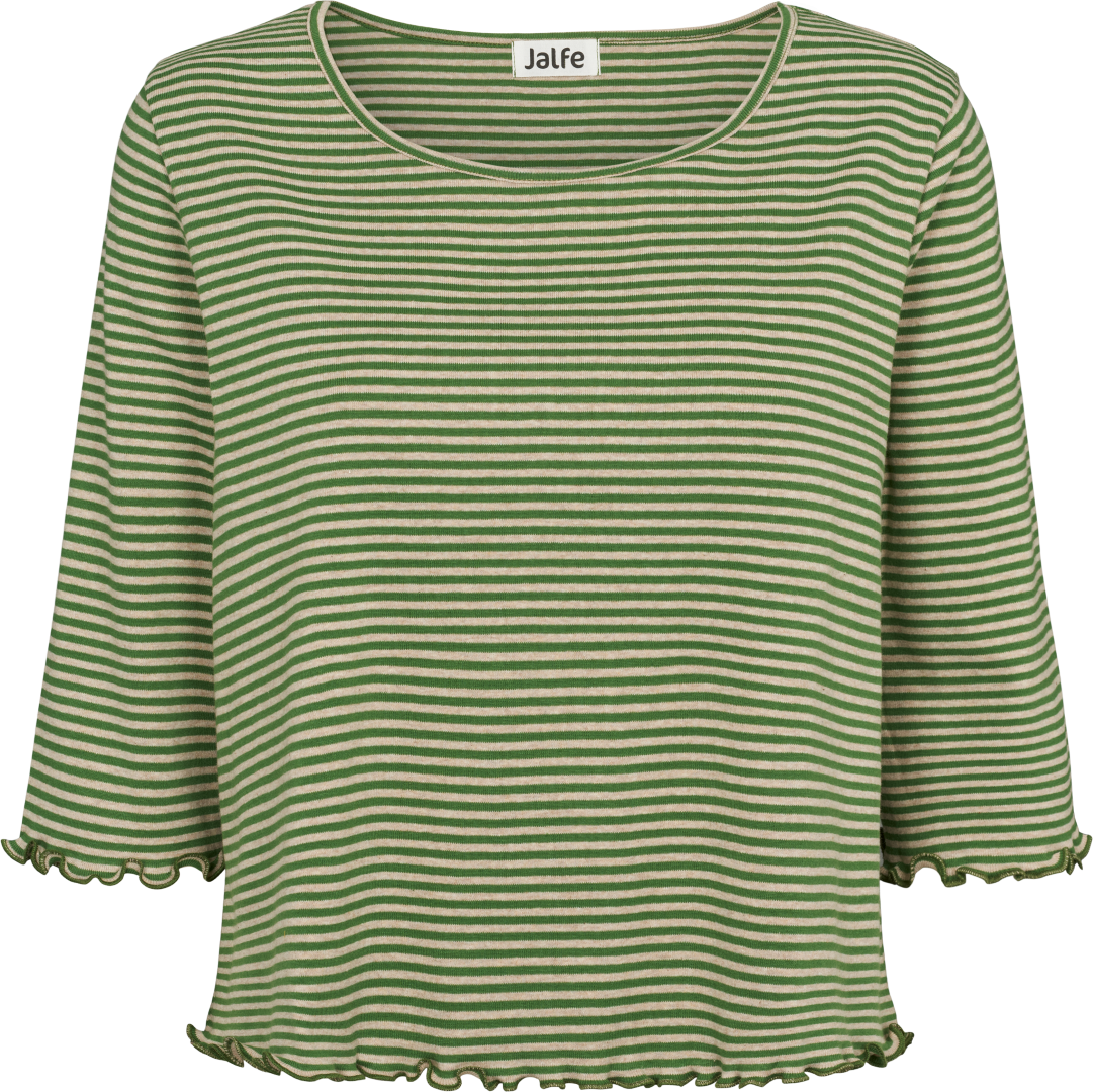 Oversize blouse org. cotton stripes